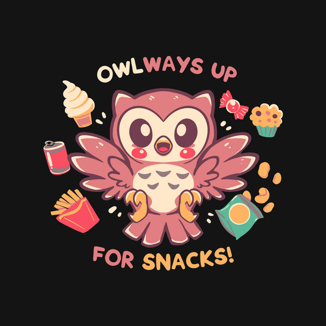 OWLways Up For Snacks-Womens-Off Shoulder-Sweatshirt-TechraNova