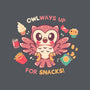 OWLways Up For Snacks-Unisex-Kitchen-Apron-TechraNova