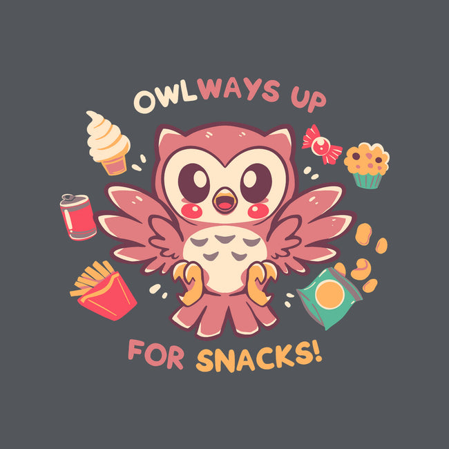 OWLways Up For Snacks-Womens-Fitted-Tee-TechraNova