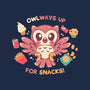 OWLways Up For Snacks-None-Glossy-Sticker-TechraNova