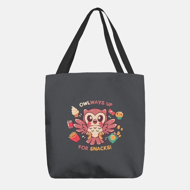 OWLways Up For Snacks-None-Basic Tote-Bag-TechraNova