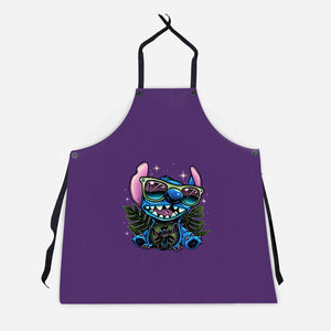 Tropical Visitor-Unisex-Kitchen-Apron-momma_gorilla