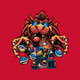 Against The Final Boss-Womens-Fitted-Tee-momma_gorilla