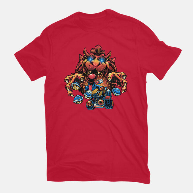 Against The Final Boss-Womens-Fitted-Tee-momma_gorilla