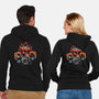 Against The Final Boss-Unisex-Zip-Up-Sweatshirt-momma_gorilla