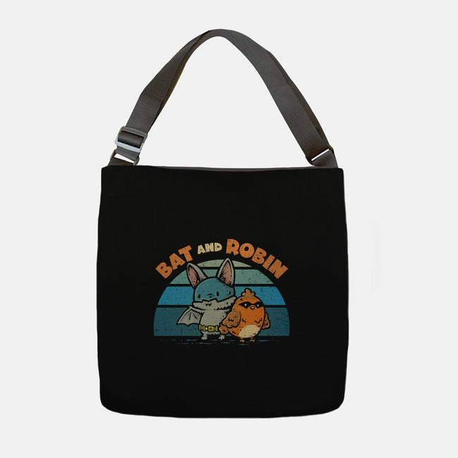 Bat And Robin-None-Adjustable Tote-Bag-kg07