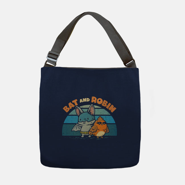 Bat And Robin-None-Adjustable Tote-Bag-kg07