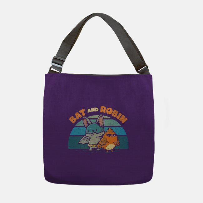 Bat And Robin-None-Adjustable Tote-Bag-kg07