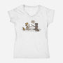 Good Grief-Womens-V-Neck-Tee-kg07