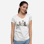 Good Grief-Womens-V-Neck-Tee-kg07