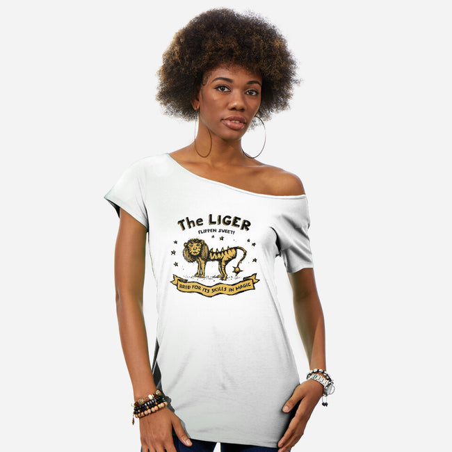 The Liger-Womens-Off Shoulder-Tee-kg07