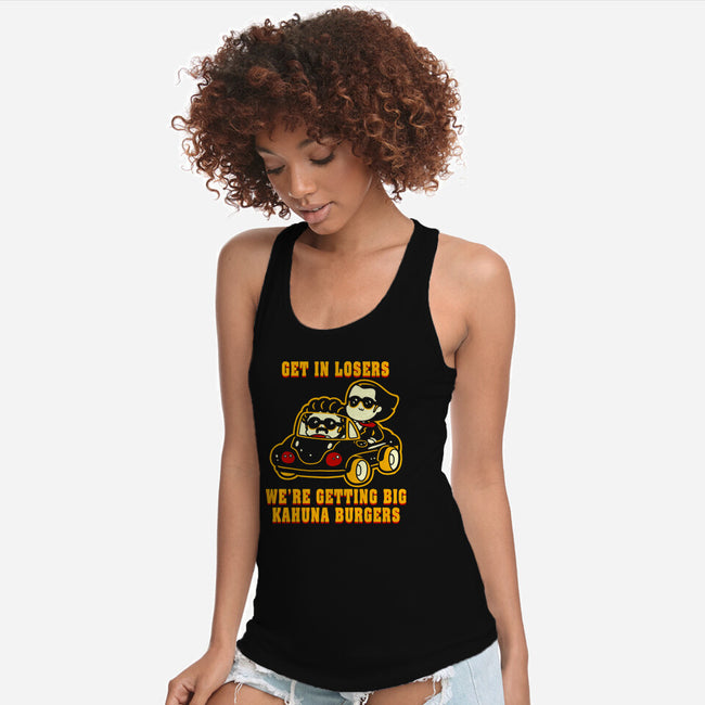 Burgers Fiction-Womens-Racerback-Tank-naomori