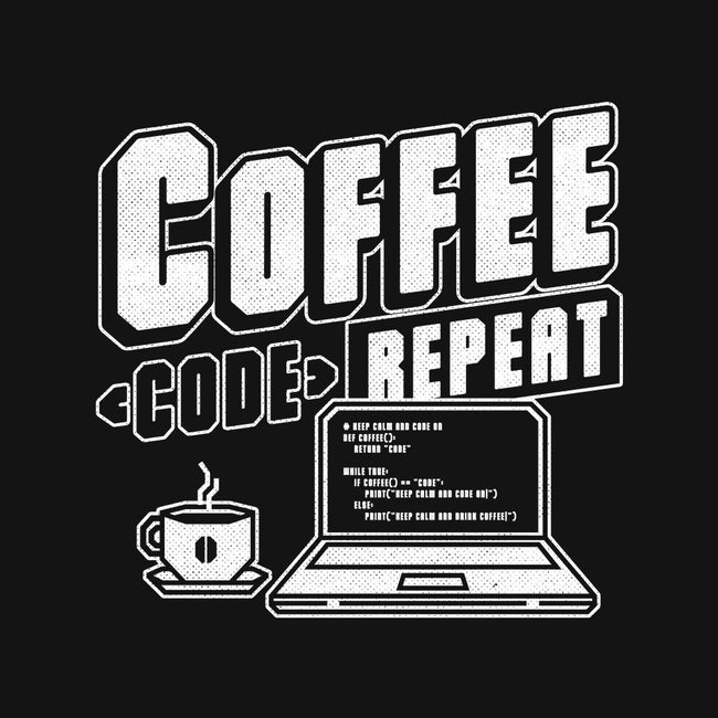 Coffee Code Repeat-Mens-Heavyweight-Tee-Studio Mootant