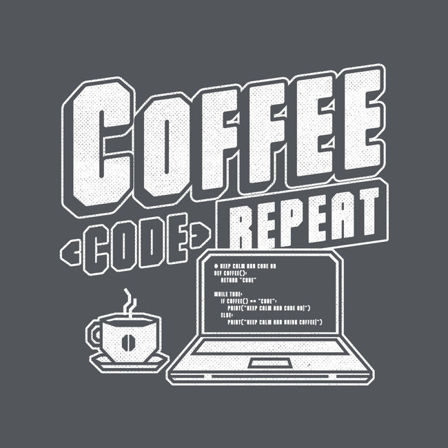 Coffee Code Repeat-Unisex-Crew Neck-Sweatshirt-Studio Mootant