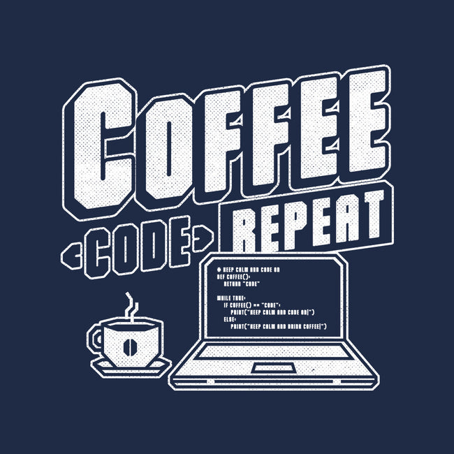 Coffee Code Repeat-Womens-Fitted-Tee-Studio Mootant