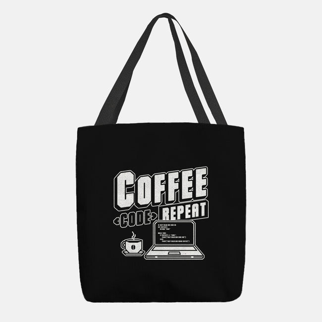 Coffee Code Repeat-None-Basic Tote-Bag-Studio Mootant