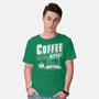 Coffee Code Repeat-Mens-Basic-Tee-Studio Mootant