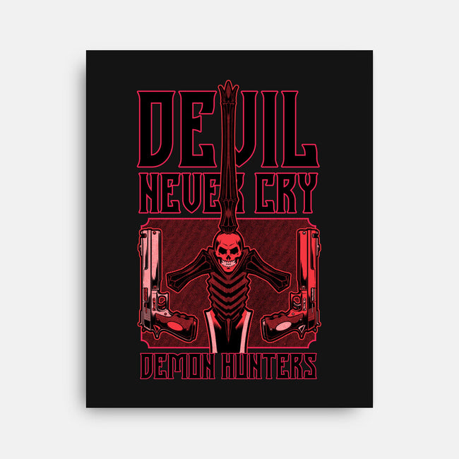 Devil Hunter Weapons-None-Stretched-Canvas-Studio Mootant