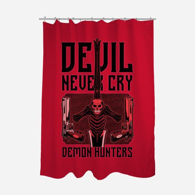 Devil Hunter Weapons-None-Polyester-Shower Curtain-Studio Mootant