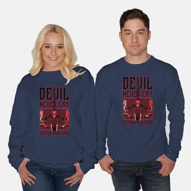 Devil Hunter Weapons-Unisex-Crew Neck-Sweatshirt-Studio Mootant
