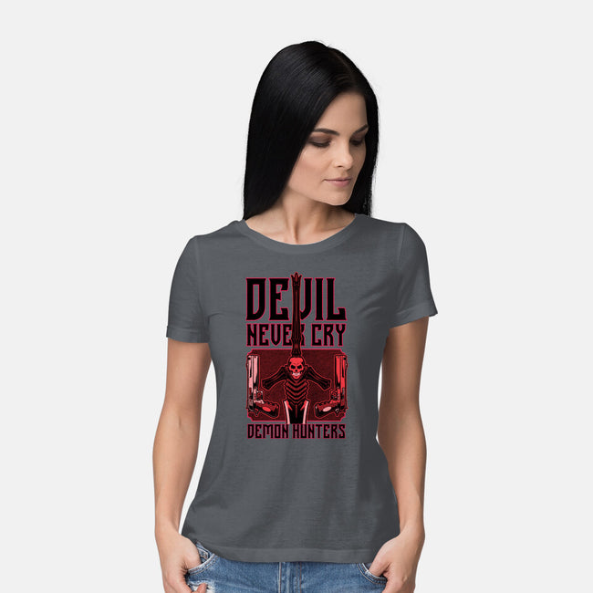 Devil Hunter Weapons-Womens-Basic-Tee-Studio Mootant