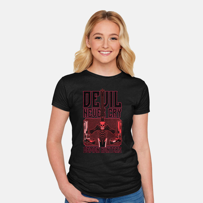 Devil Hunter Weapons-Womens-Fitted-Tee-Studio Mootant