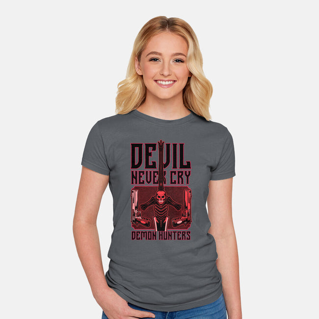 Devil Hunter Weapons-Womens-Fitted-Tee-Studio Mootant