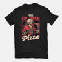 Devil Hunter Game Pizza-Womens-Fitted-Tee-Studio Mootant