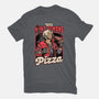 Devil Hunter Game Pizza-Womens-Fitted-Tee-Studio Mootant