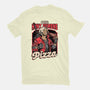 Devil Hunter Game Pizza-Mens-Basic-Tee-Studio Mootant