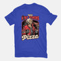 Devil Hunter Game Pizza-Womens-Fitted-Tee-Studio Mootant