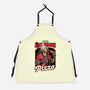 Devil Hunter Game Pizza-Unisex-Kitchen-Apron-Studio Mootant