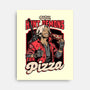 Devil Hunter Game Pizza-None-Stretched-Canvas-Studio Mootant