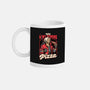 Devil Hunter Game Pizza-None-Mug-Drinkware-Studio Mootant