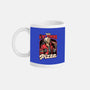 Devil Hunter Game Pizza-None-Mug-Drinkware-Studio Mootant