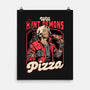 Devil Hunter Game Pizza-None-Matte-Poster-Studio Mootant