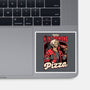 Devil Hunter Game Pizza-None-Glossy-Sticker-Studio Mootant