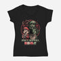 Anime Game Brothers-Womens-V-Neck-Tee-Studio Mootant