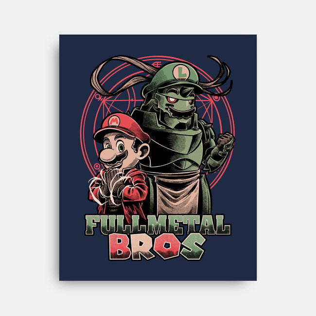 Anime Game Brothers-None-Stretched-Canvas-Studio Mootant