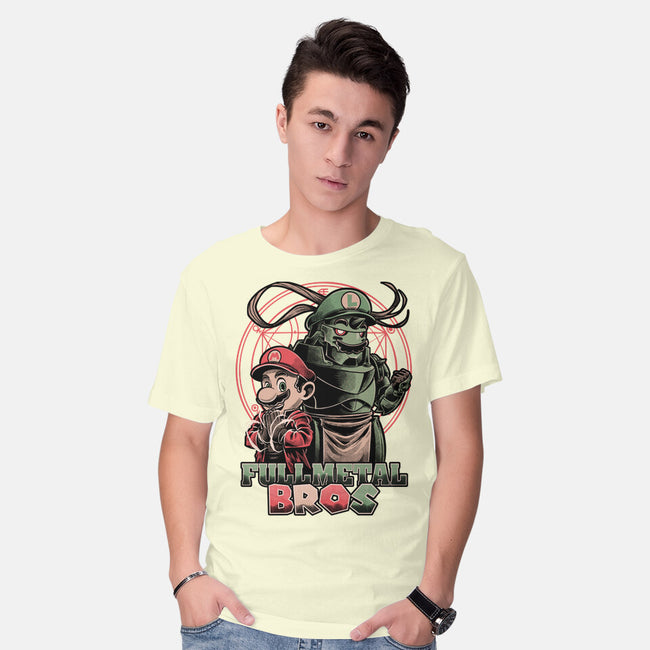 Anime Game Brothers-Mens-Basic-Tee-Studio Mootant