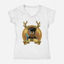 Ni Knight-Womens-V-Neck-Tee-demonigote