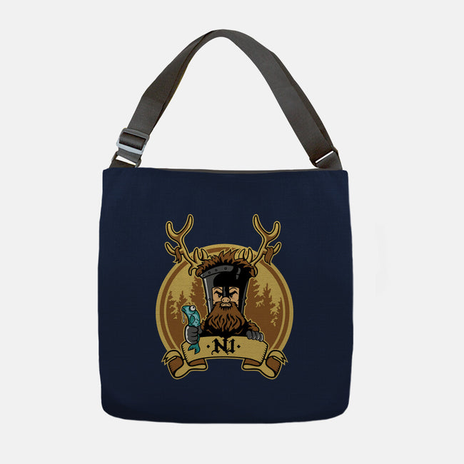 Ni Knight-None-Adjustable Tote-Bag-demonigote