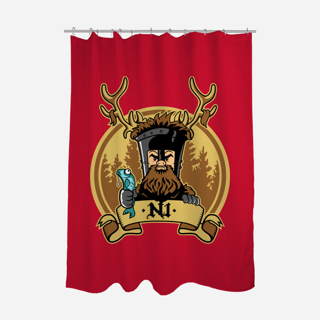 Ni Knight-None-Polyester-Shower Curtain-demonigote