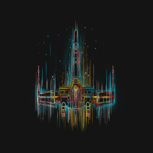 Neon X-Wing-Unisex-Crew Neck-Sweatshirt-kharmazero