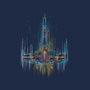 Neon X-Wing-Womens-V-Neck-Tee-kharmazero