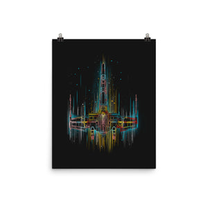 Neon X-Wing