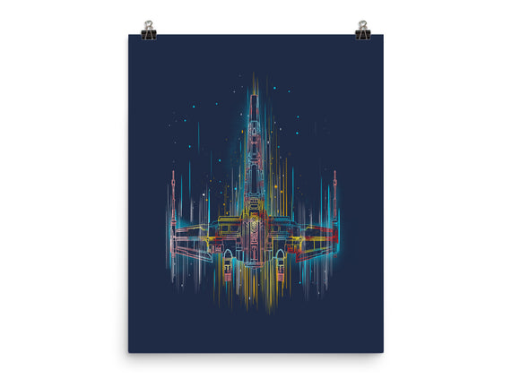 Neon X-Wing