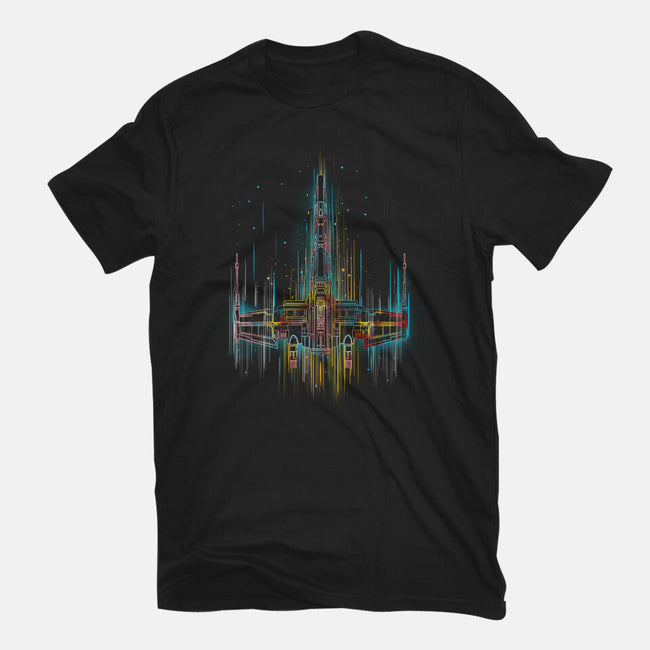 Neon X-Wing-Mens-Premium-Tee-kharmazero