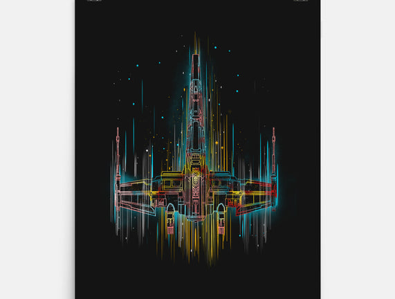 Neon X-Wing