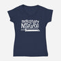 Mercenary By Nature-Womens-V-Neck-Tee-demonigote